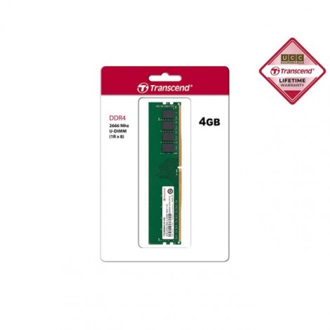 Transcend 4GB DDR4 2666MHZ U-DIMM 1RX8 Desktop RAM
